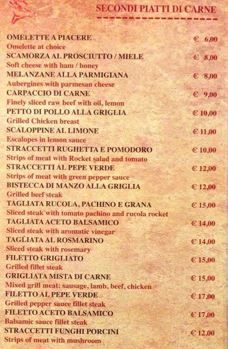 Romolo E Remo Menu Menu For Romolo E Remo San Giovanni Roma