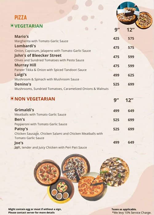 Menu at Fifth Avenue Bakery & Cafe, Gurugram, Shop Dct 144