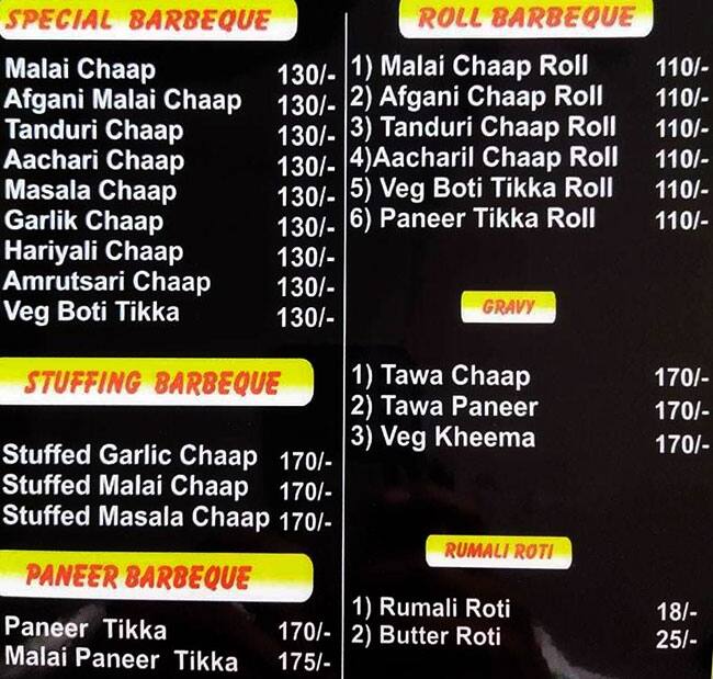 Menu of JK Tea Nashta, Nandanvan, Nagpur