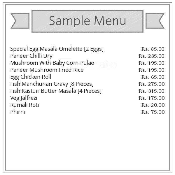 Azad Hind Dhaba Menu Menu For Azad Hind Dhaba Sector 5 Salt Lake Kolkata