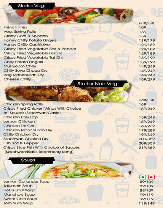 Menu At Chef S Squad Panchkula Dss 19
