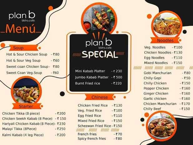 Plan B Cafe Menu Menu For Plan B Cafe Patia Bhubaneshwar