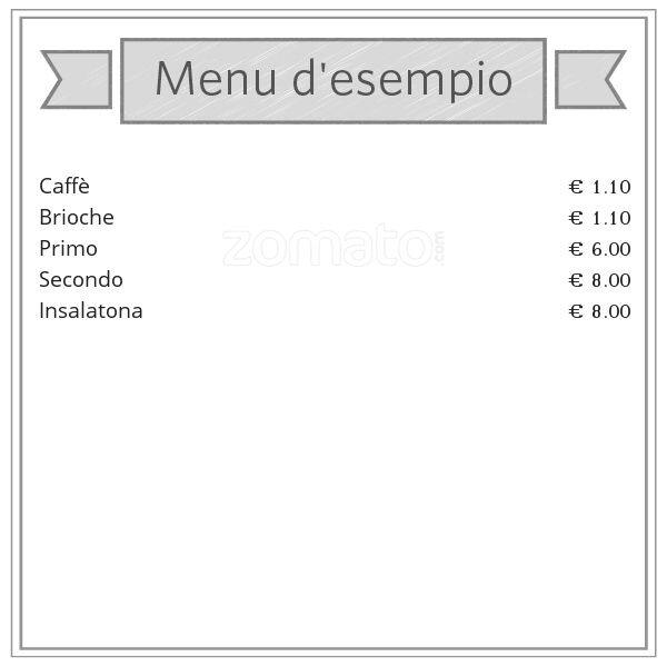 Menu di Bounty Bar 
