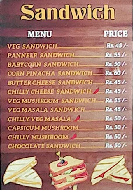 Gomathi Shankhar Bhavan menu