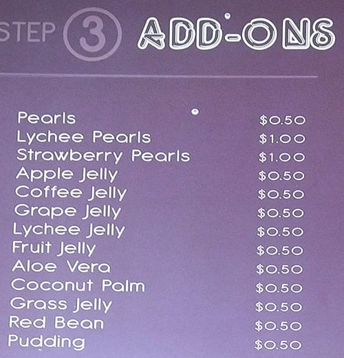 Menu at Happy Cup restaurant, Glen Waverley, 17 Railway Parade N