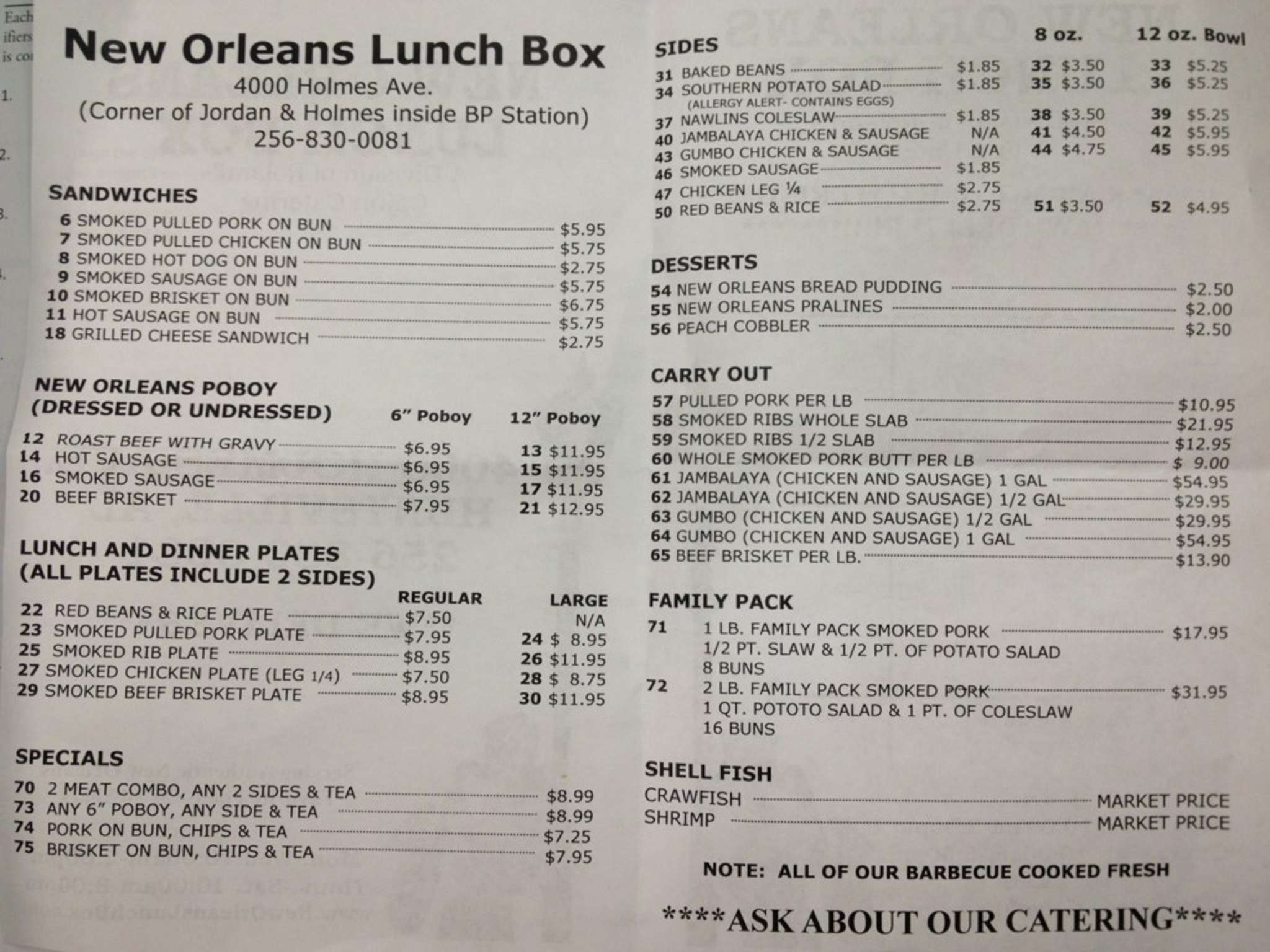 industry bar and kitchen new orleans menu
