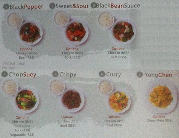 Yung Chen Menu, Menu for Yung Chen, Craighall, Johannesburg - Zomato SA