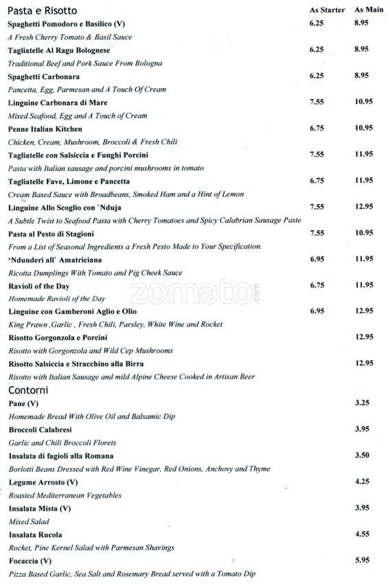 Italian Market menu