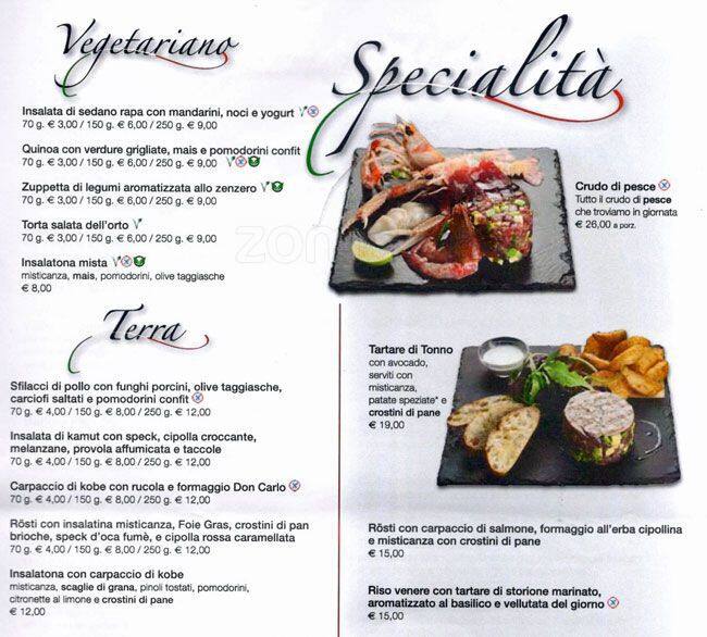 Menu di Mise En Place 