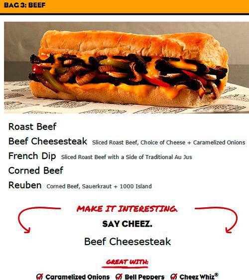 Menu at Which Wich Superior Sandwiches fast food, Chesterfield