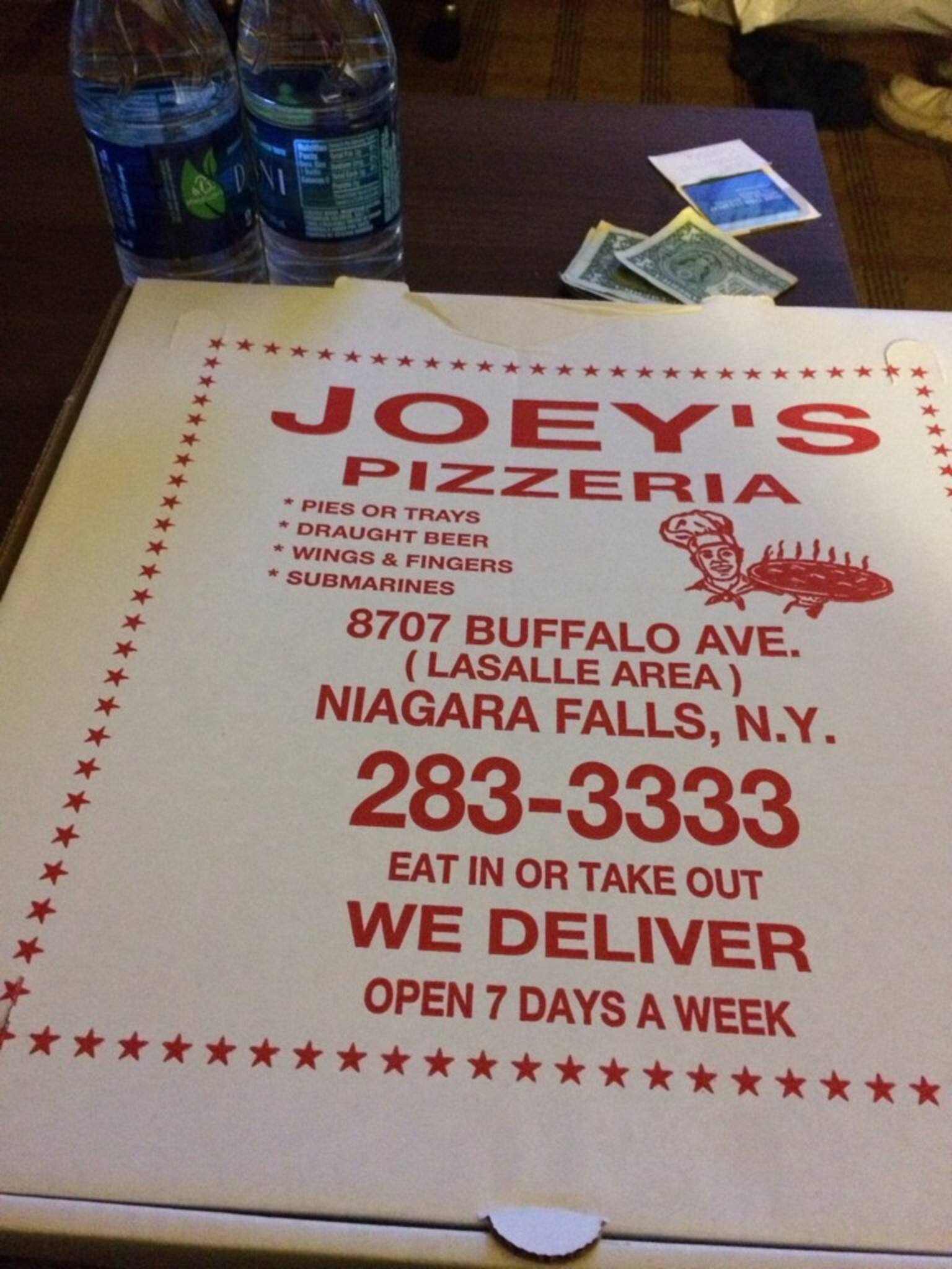 Joey's Pizzeria Menu, Menu for Joey's Pizzeria, Niagara Falls, Buffalo