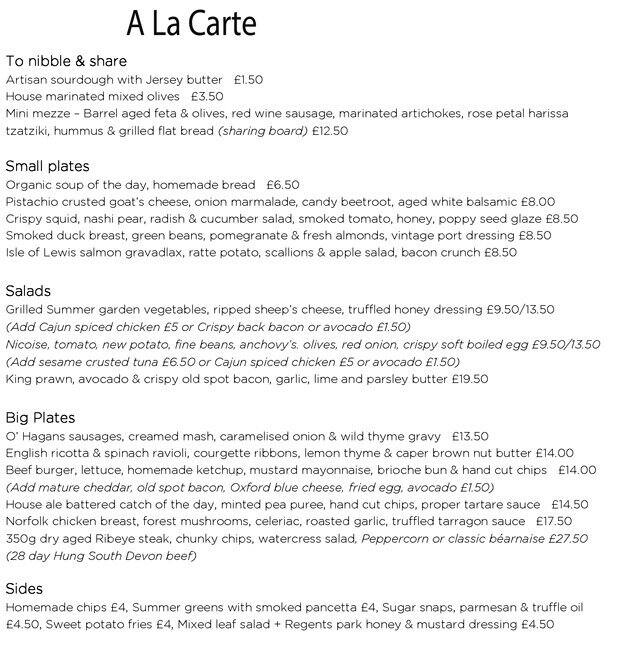 The Punchbowl Menu, Menu de The Punchbowl, Mayfair, London Zomato UK