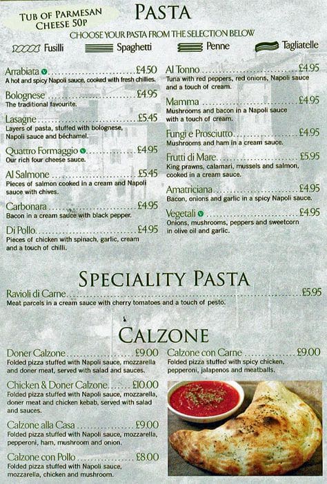 Barracuda menu