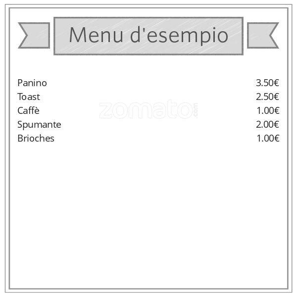 Menu di I Disperati 