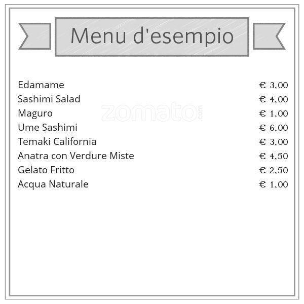 Menu di kawayi 