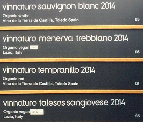 Relax menu