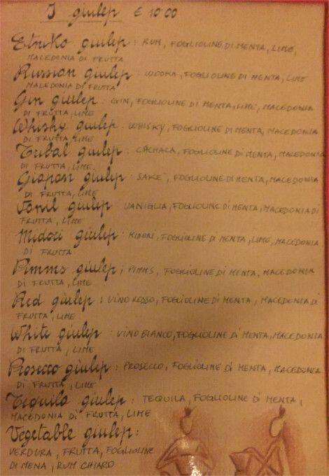 Menu di Café etniko 