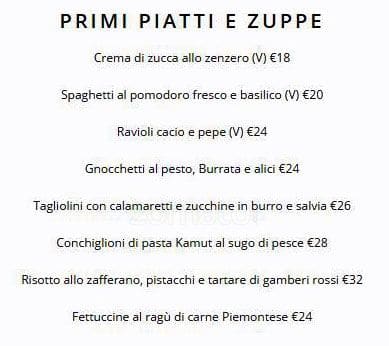 Menu di Hotel de Russie 