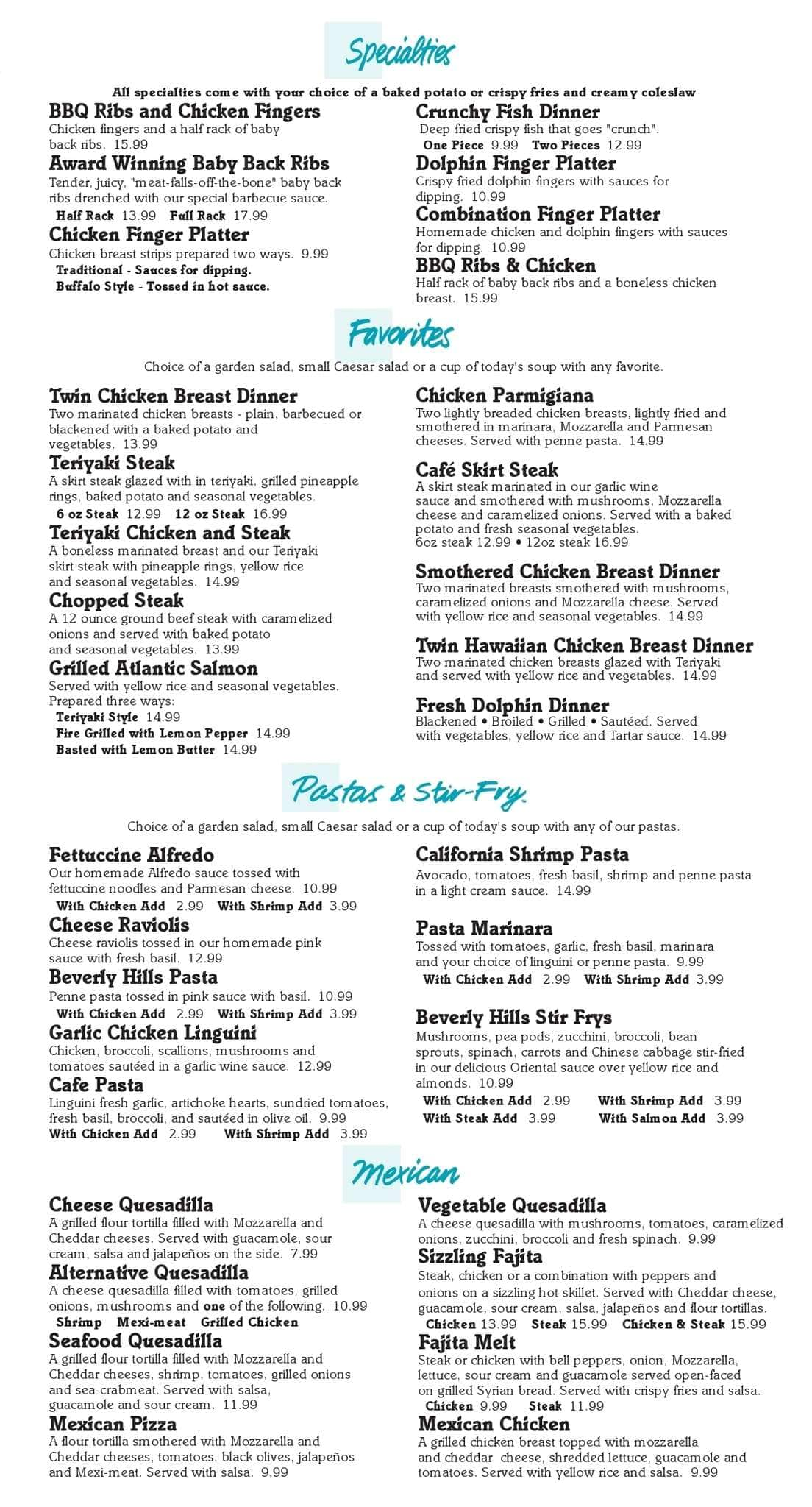 beverly hills hotel restaurant menu pdf prices