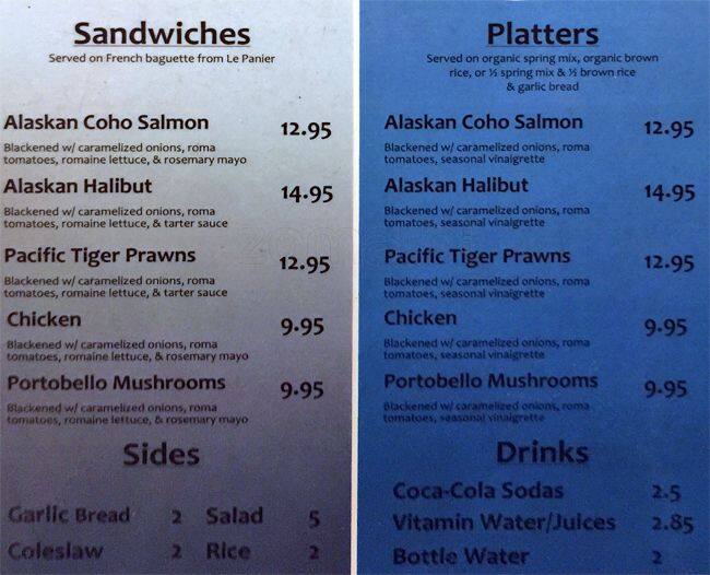 Market Grill Menu, Menu for Market Grill, Downtown, Seattle