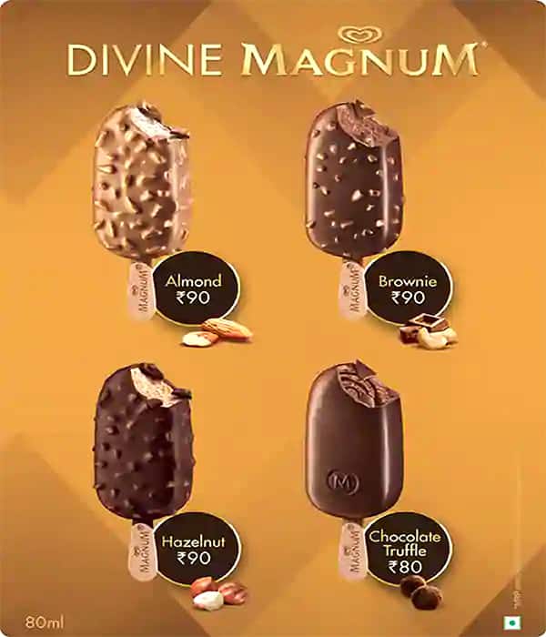 Kwality Wall’s Ice Cream And More menu