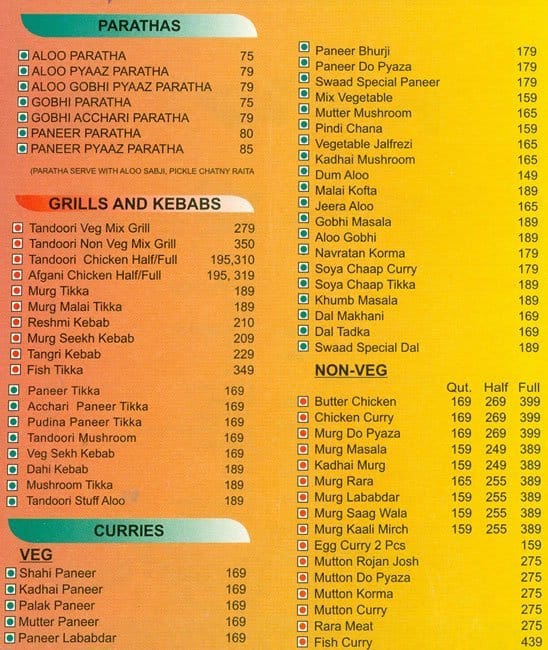 Pizza Junction Menu, Menu v reštaurácii Pizza Junction, Sector 61