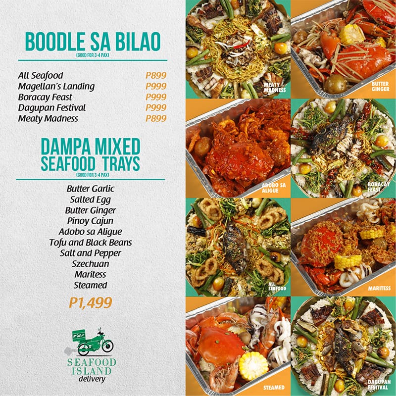 Menu at Blackbeard's Seafood Island restaurant, Marikina, LG/F SM Marikina