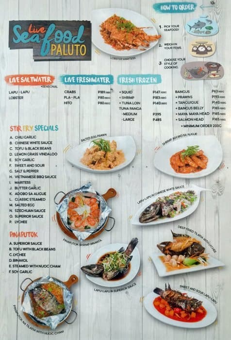 Adventure Island Food Menu