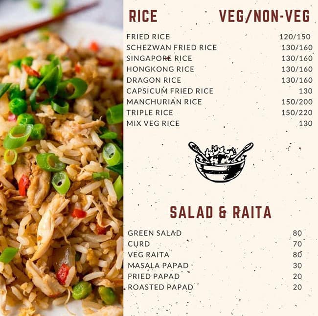 Ganesh Corner menu