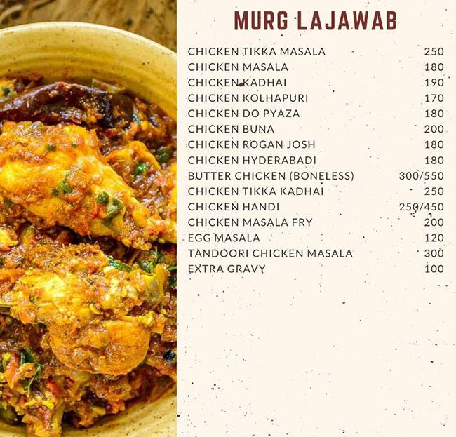 Ganesh Corner menu