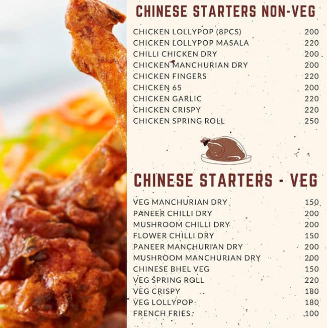 Ganesh Corner menu