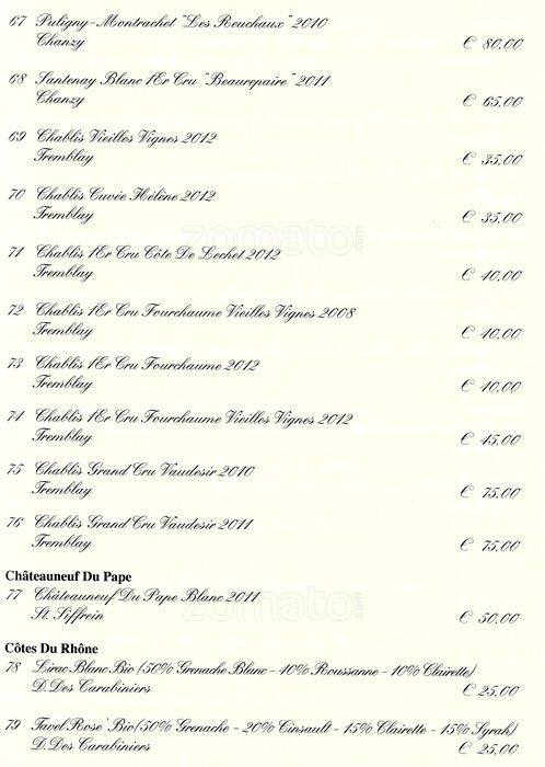 Menu di GLAUCO Patisserie 
