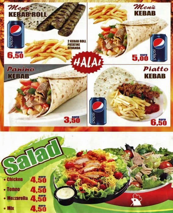 Menu di Chicken Hut 