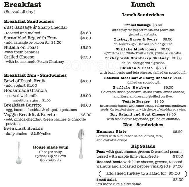 Hutch & Spoon Menu, Menu for Hutch & Spoon, RiNo, Denver Urbanspoon