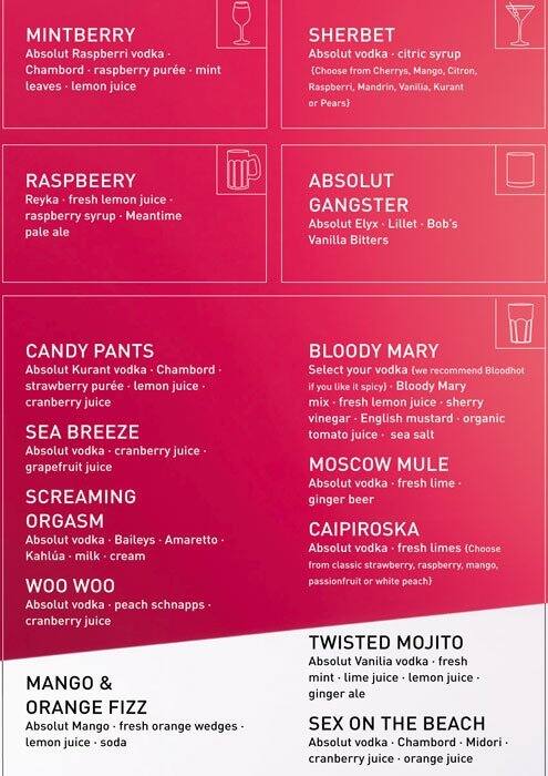 Be At One menu