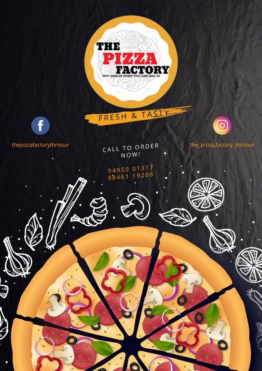 Menu at The Pizza Factory, Thrissur
