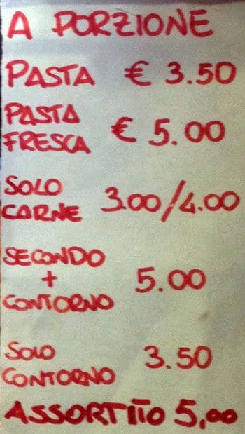 Menu di Dolce & Salato 