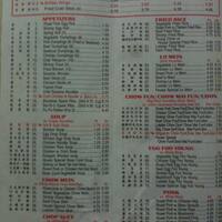 Bamboo Garden Chinese Menu Menu Para Bamboo Garden Chinese