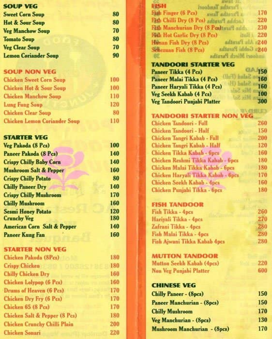 Punjabi Food Junction Menu, Menu for Punjabi Food Junction, Sodepur, Kolkata Zomato