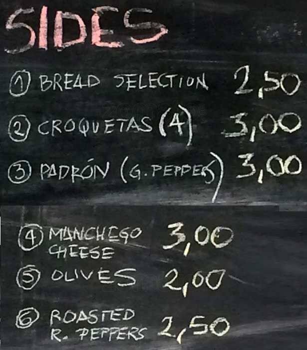 Cafe 12 menu