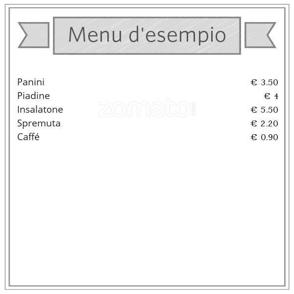 Menu di Antigua Cafè 
