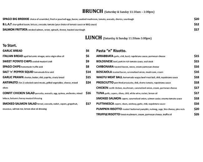 Spago Menu, Menu for Spago, Beverly Hills, Sydney Urbanspoon/Zomato