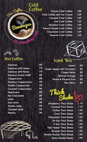 Menu of Velvet Bakers, Alkapuri, Vadodara