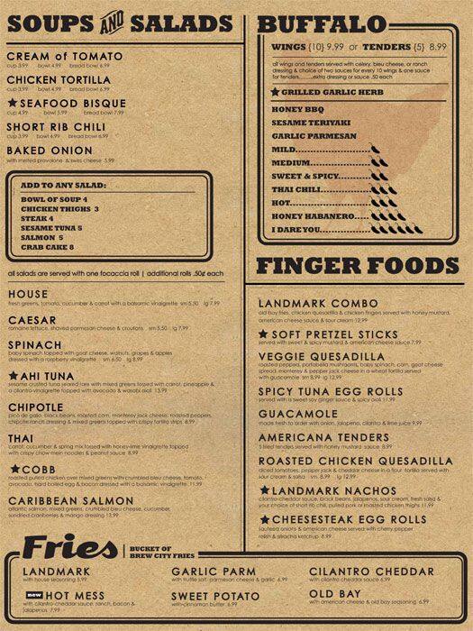 Landmark AmericanaGlassboro Menu Urbanspoon/Zomato