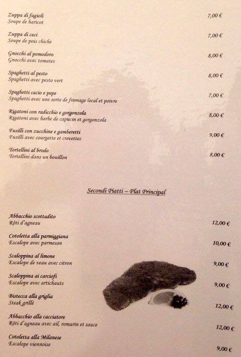 Menu di Da Giuseppe 