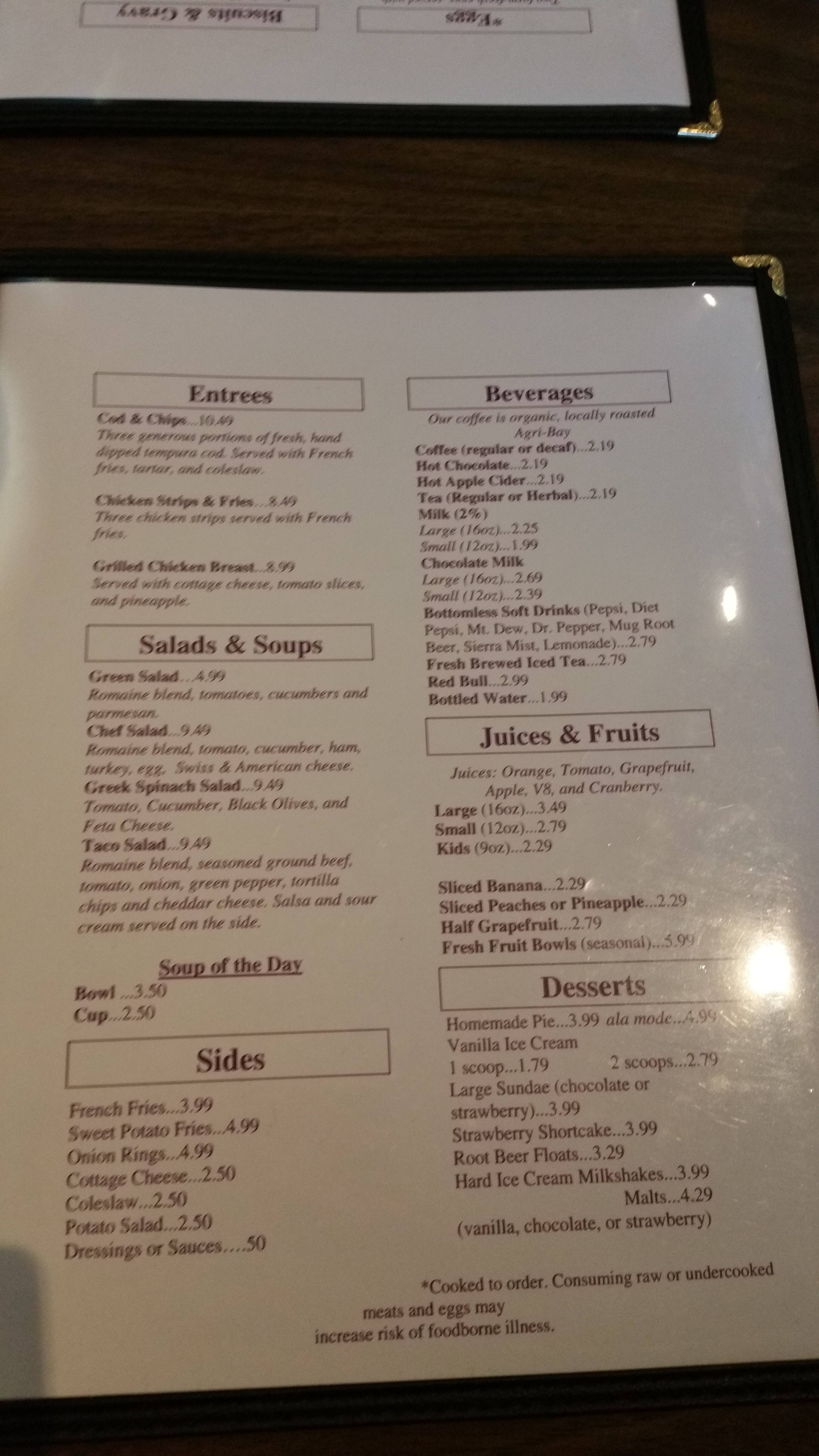 Arlis's Restaurant Menu, Menu for Arlis's Restaurant, Bellingham