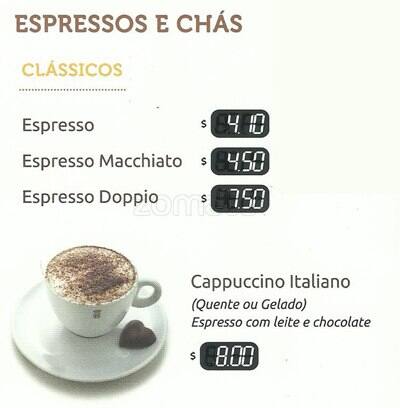 Havanna Café - Shopping Ibirapuera cardápio