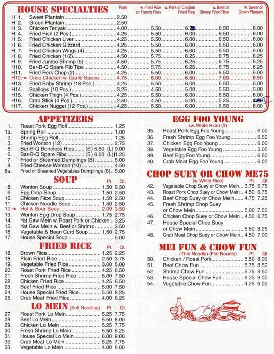 Golden Wok Menu, Menu for Golden Wok, Harlem, New York City ...