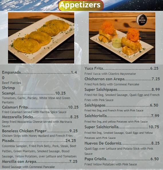 La Moon Menu, Menu for La Moon, Downtown Miami, Miami Urbanspoon/Zomato