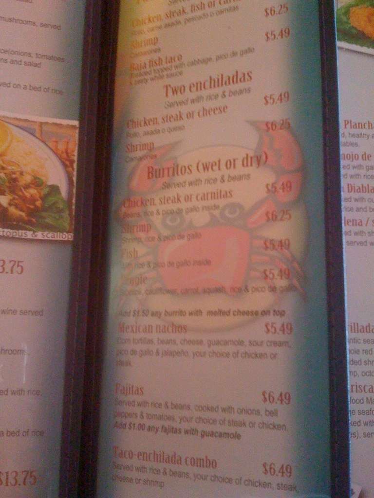 Mariscos Cancun Seafood Grill Menu Urbanspoon/Zomato